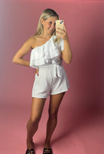 Load image into Gallery viewer, Holiday one shoulder playsuit wit
